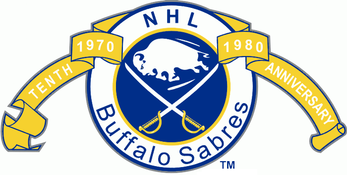 Buffalo Sabres 1980 Anniversary Logo t shirts DIY iron ons